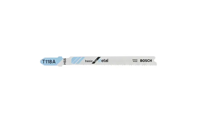 Bosch Stiksavklinge T 118 A Metal 5 Stk - 2608631013