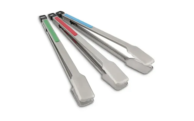Broil King Grilltænger 3 Pack Grøn Blå Rød - 64312
