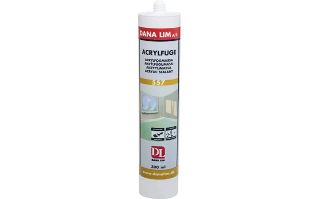 Dl Acrylfugemasse 557 Hvid - 75812