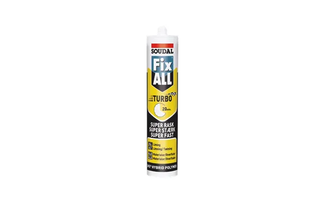 Fix All Turbo Montagelim 290ml Soudal Sort