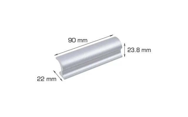 Home-it Vinduesgreb 90 X 22 X 23,8 Mm Aluminium