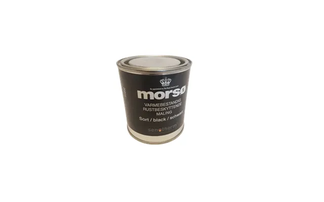 Morsø Senotherm Maling 1 4 Liter Dåse Sort