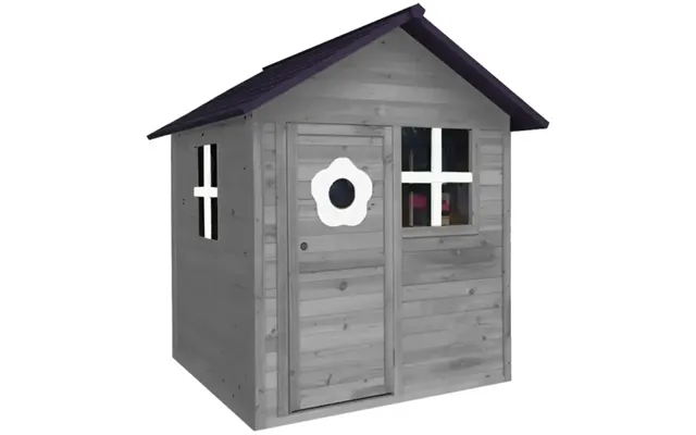 Nordic Play Active Legehus Sort Grå 158x148x132 Cm. - 805-652