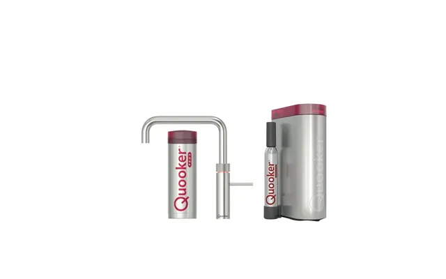 Quooker Fusion Square Sæt M.3l Rustfri Stål Inkl. Pro3 & Cube Beholder