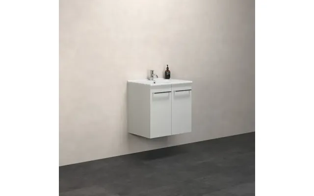 Scanbad Multo Møbelpakker 61 Cm Multo M Låger Inkl. Vask Amber Hvid Mat
