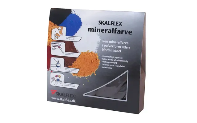 Skalflex Mineralfarve Oxydsort 300g