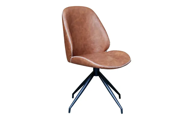 Spisebords Drejestol I Brun Pu - 1001350