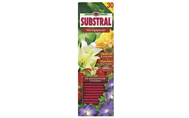 Substral Næringspinde Blomster - 30 Stk.