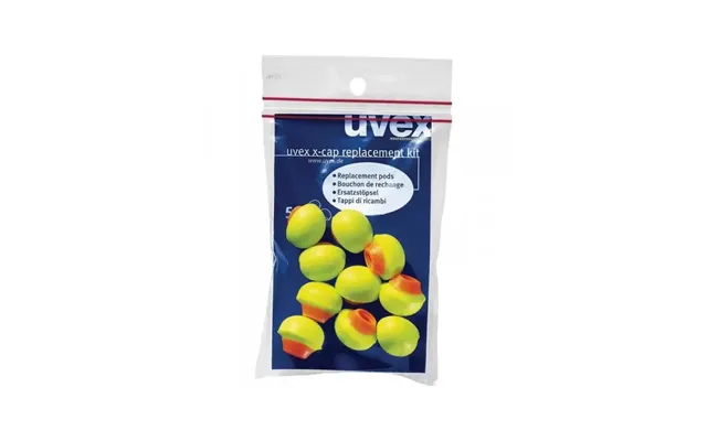 Uvex X-cap Løse Ørepropper Snr 24 - 5 Par Pose Gul