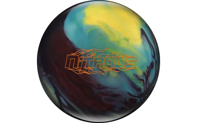 Columbia 300 Nitrous Black Cherry Yellow Blue - Bowlingkugle Uden Huller 13 Lbs