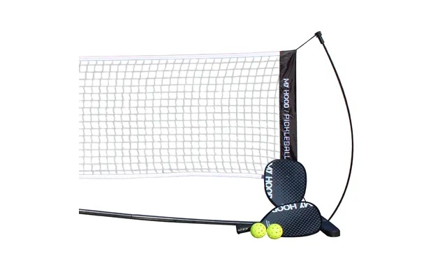 Pickleball Med Net, 2 Bat Og 2 Bolde - Hurtig Levering