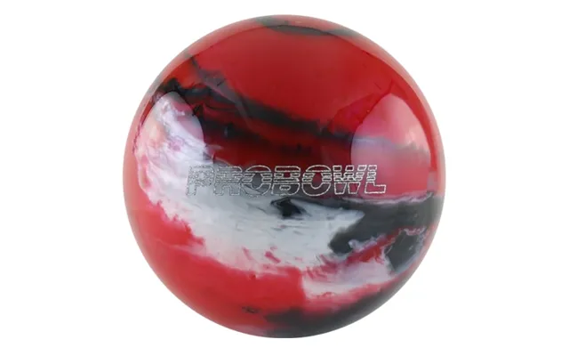 Pro Bowl - Red Black Silver Bowlingkugle Uden Huller 13 Lbs