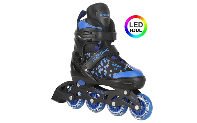 Rask Splash Blue Led - Inliners Rulleskøjte