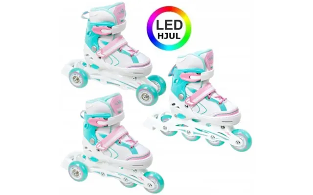 Raven Lia 3-i-1 Led Pastel - Justerbar Over Hele 4 Sko-numre Med Smart Kliksystem