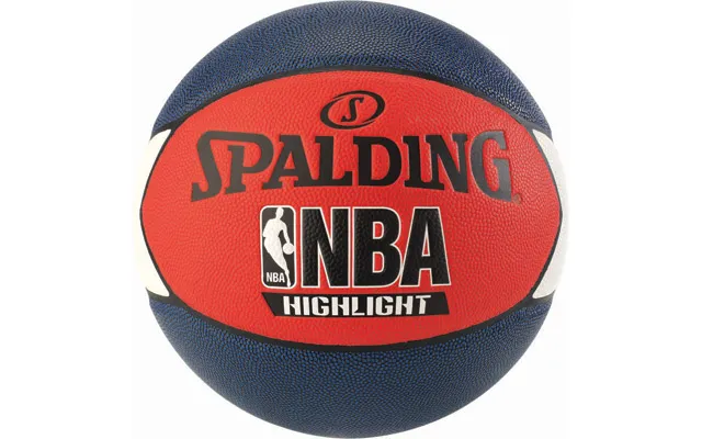Spalding Nba Highlight - Navy Red White Outdoor Basketball Str 7 Senior, Hurtig Levering