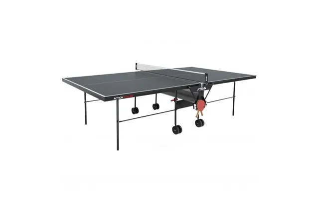 Stiga Action Roller Bordtennisbord Grå Med Kantliste - Fri Fragt