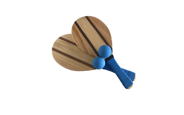 Vintage Strandtennis I Super Kvalitet - Retro Beach Racket Sæt