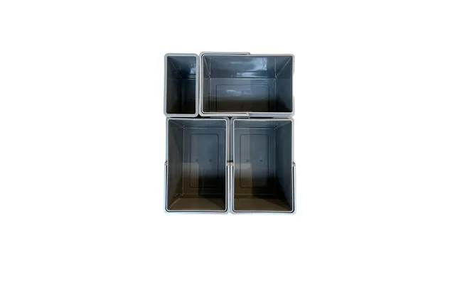 Housezone,sæt Af Løse Spande I Kombinations System. - 60 Skuffe H200 L390xb480 3x8l 1x2