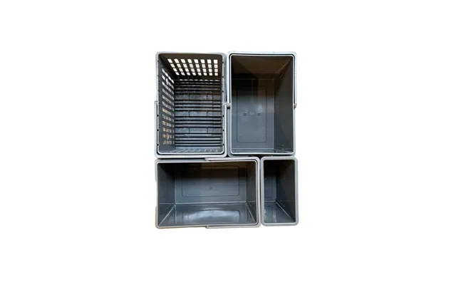 Housezone,sæt Af Løse Spande I Kombinations System. - 60 Skuffe H200 L390xb480 Med Biospand 2x8l 1x8l Bio 1x2