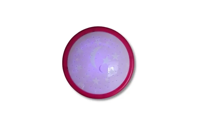 Natlampe Med Stjernehimmel Pink