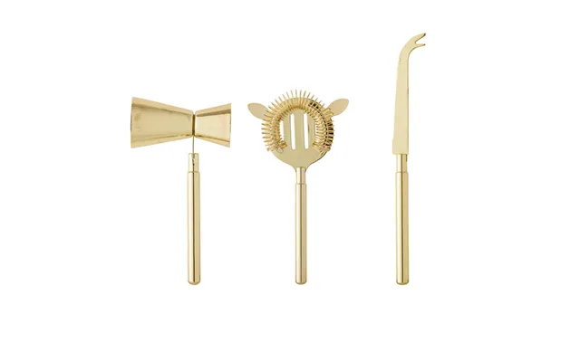 Cocktail Barsæt - Guld