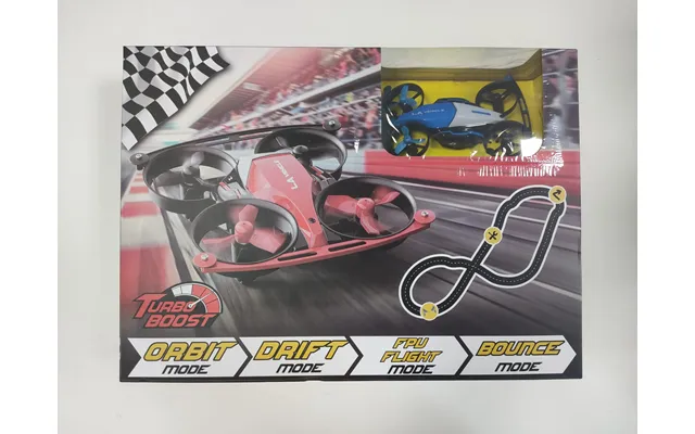 Bouncing Racer Drone Sæt - Både Rød Og Blå Racer Drone Sæt