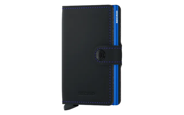 Secrid Miniwallet Matte Black & Blue