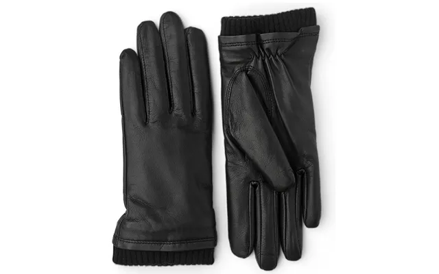 Viska Sand Damehandsker Sort 1000590 Str. 7