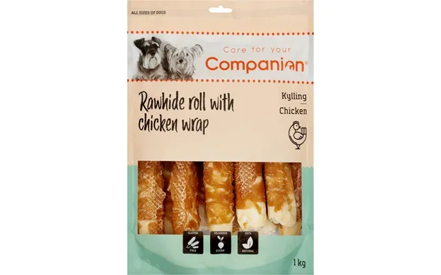Companion Rawhide Roll With Chicken Wrap - 1 Kg