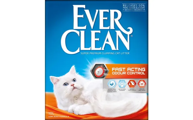 Ever Clean Fast Acting Odour Control Kattegrus - 10 Liter