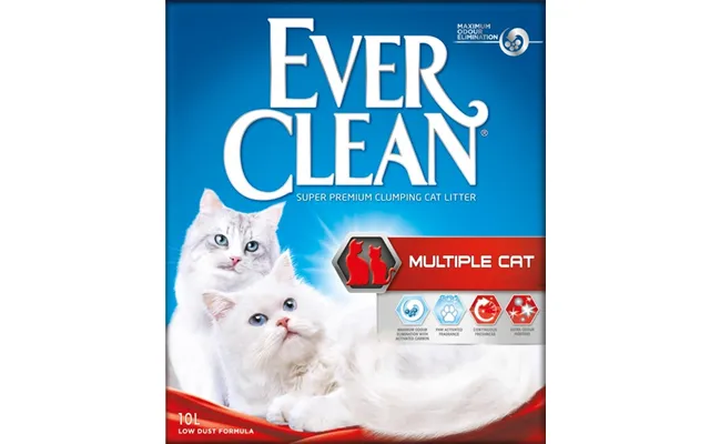 Ever Clean Multiple Cat Kattegrus - 10 Liter