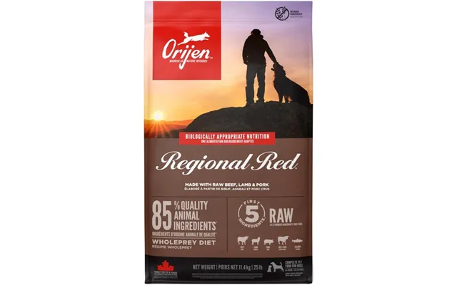Orijen Regional Red Med Okse - Vildsvin Og Lam