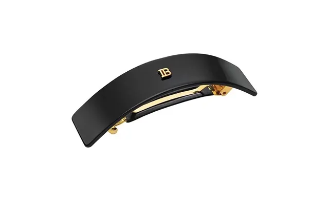 Balmain Cellulose Acetate Barrette Pour Cheveux Large Black
