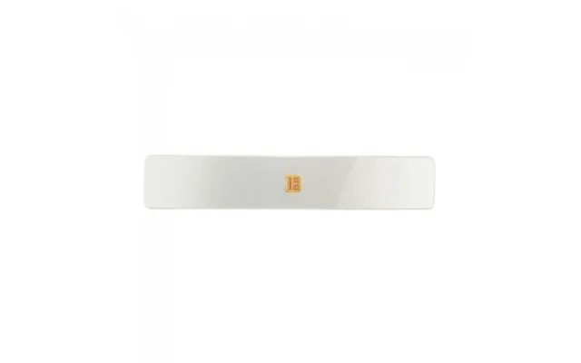 Balmain Cellulose Acetate Barrette Pour Cheveux Medium White