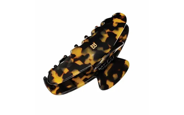 Balmain Cellulose Acetate Pince À Cheveux Large Tortoise Shell