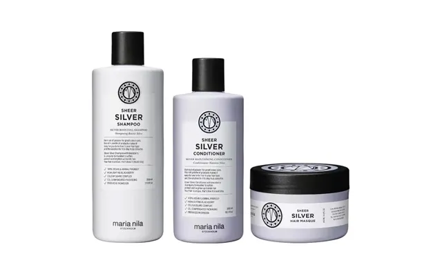 Maria Nila Sheer Silver Trio 350ml 300ml 250ml