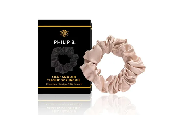 Philip B Classic Champagne Scrunchie