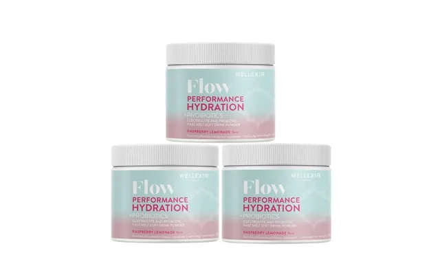 Wellexir Flow Hydration Raspberry Lemonade X3