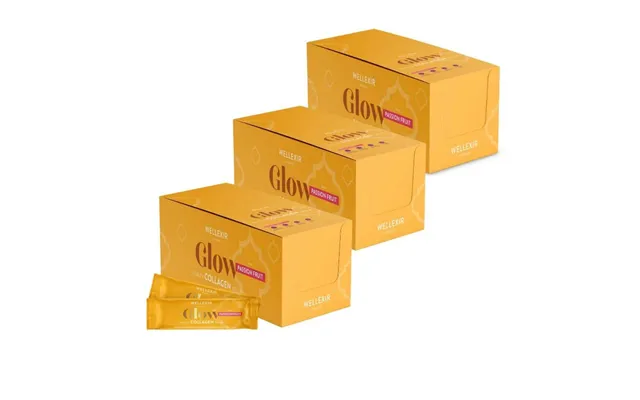 Wellexir Glow Passion Fruit 50 Sachet X 6 G X3