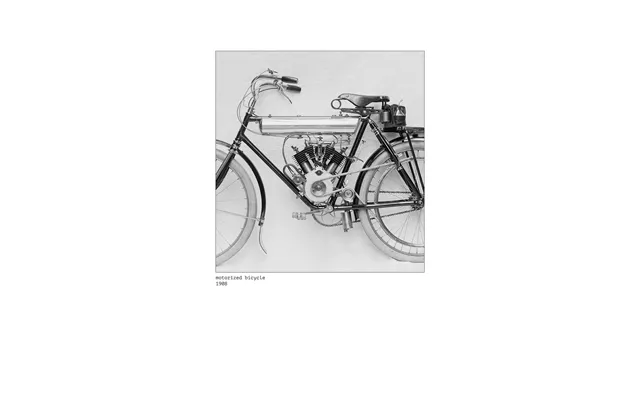 Bike With Engine Af Vintage Vista Designs