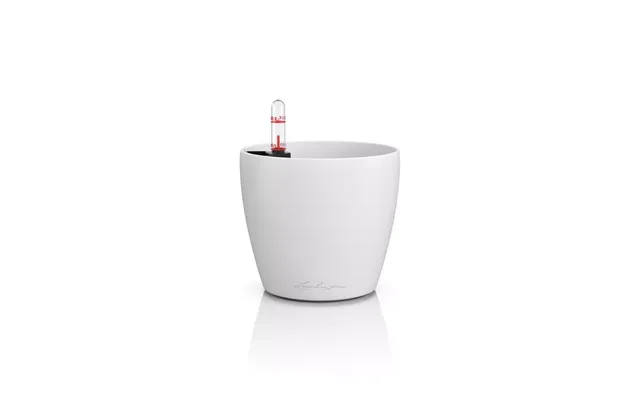 Classico Color 12 - White Krukke Til Blomster Med Selvvandingssystem