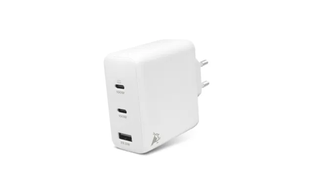 Aqiila Aqiila Chargebird W120 Vægoplader Gan 120w Hvid 406017 Modsvarer N A
