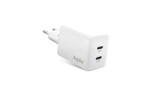 Aqiila Aqiila Chargebird W45 Vægoplader Gan 45w Hvid 406015 Modsvarer N A