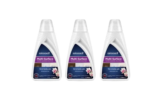 Bissell Bissell Multi-surface Rengøringsmiddel Gulv 1l 3-pack 011120255508 Modsvarer N A