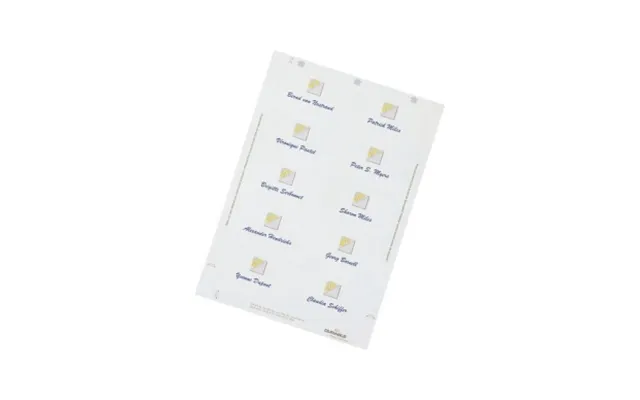Durable Durable Indstiksetiket 90x54mm 20 Ark 145502 Modsvarer N A