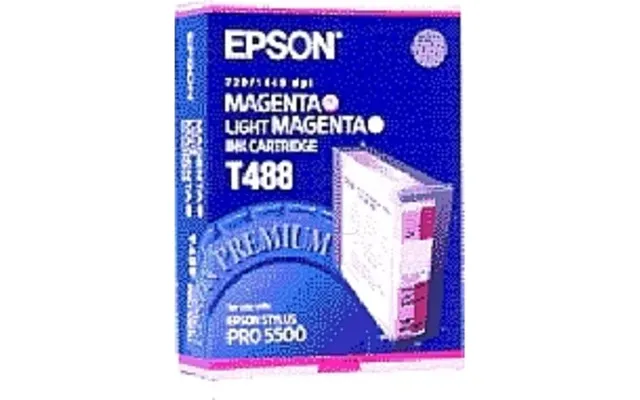 Epson Epson T488 Blækpatron Ljus Magenta T488 Modsvarer N A