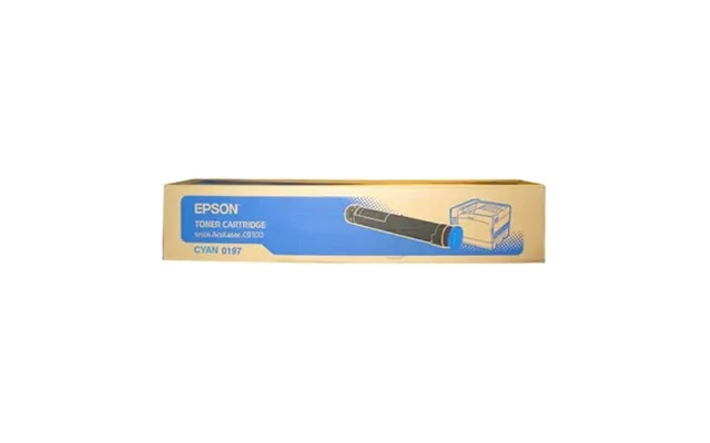 Epson Tonerkassette Cyan 12.000 Sider S050197 Modsvarer N A