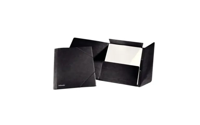 Esselte 3-klap Elastikmappe Esselte A4 Sort 623402 Modsvarer N A