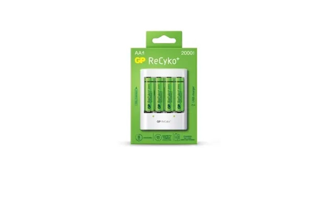 Gp Batteries Gp Recyko Batterioplader - U411 4 Aa 2000mah 202231 Modsvarer N A