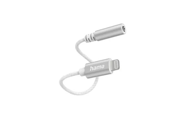 Hama Hama Lydadapter Lightning Til 3,5 Mm Hvid 4047443486509 Modsvarer N A
